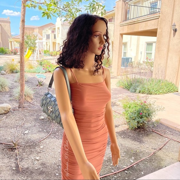 NEW NBD Natasha Maxi Dress in Mocha/Mauve Size XXS - Picture 4 of 10